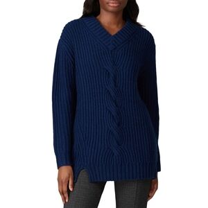 Thakoon Collective Navy Pullover Sweater Size S